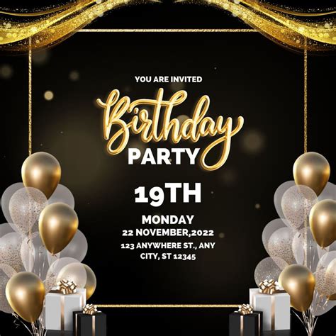 party invitation template free|More.